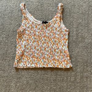 floral crop top